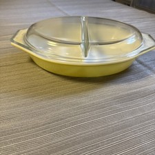 Pyrex 1 1/2 Qt Pale Lime Green Casserole Dish W/ Lid 945-c USA
