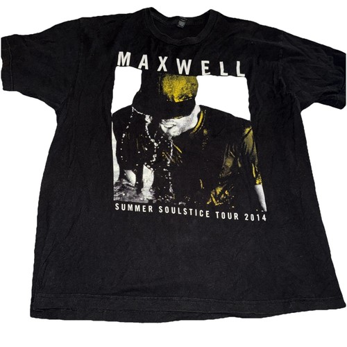 Maxwell Summer Soulstice Tour 2014 TShirt Double Sided XL