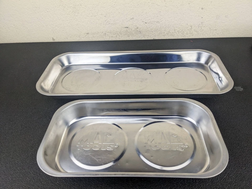 #bm671 Mac Tools (2) Magnetic Parts Tray 9.5" x 5.5" + 14" x 6.5" - Image 2 of 4
