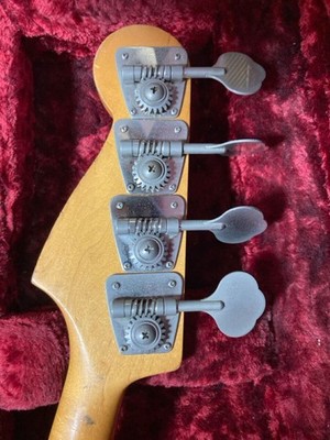 Electric Bass Guitar Fender PJ-455 Mod PJ Type Black Made in Japan