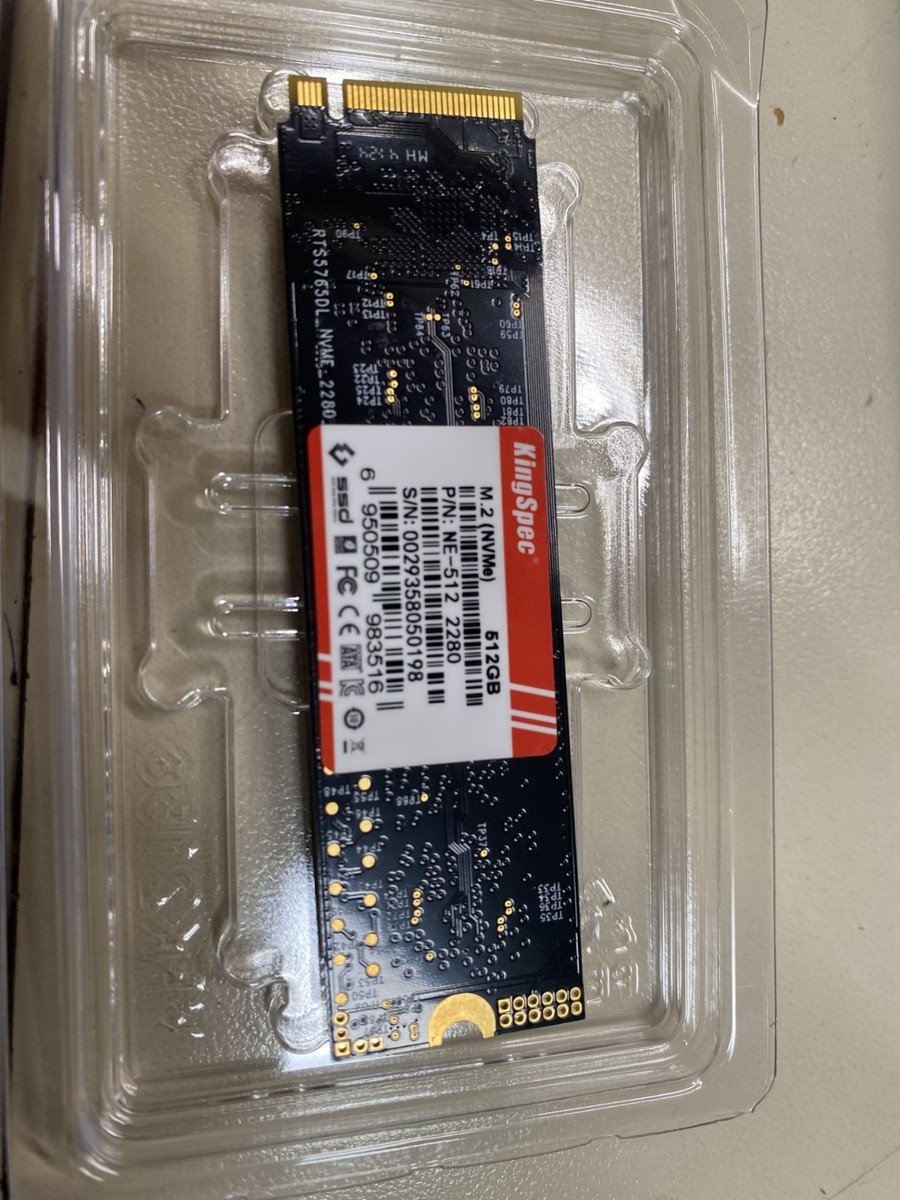 KingSpec SSD 512GB, M.2 NVMe Gen3x4 SSD 2280 - Tested | eBay
