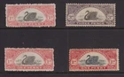 Western Australia 1920s   1d, 3d  LONGSWANS -p11 revenue range MUH/LHM (4)