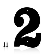 3" 4" 5" 6" 8" Metal House Numbers, House Address Letters and Numbers for Out...