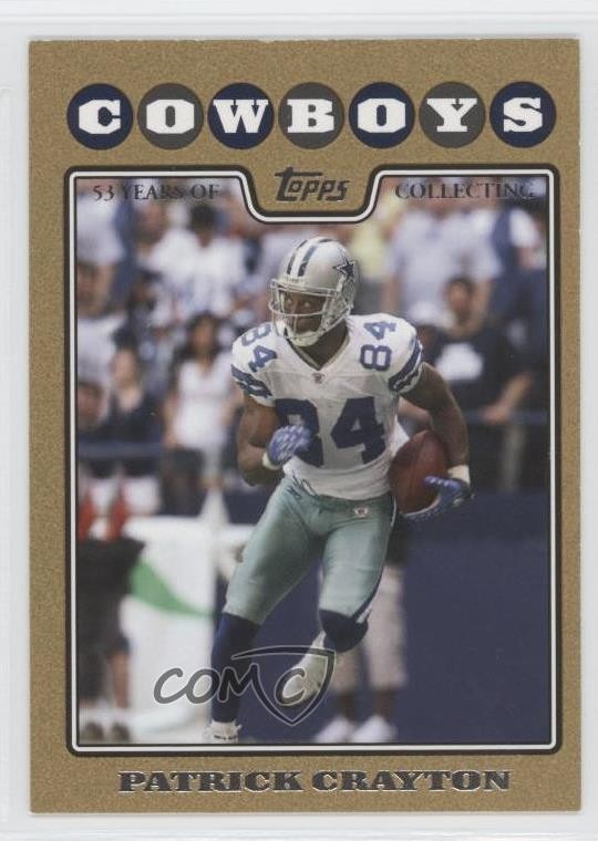 2008 Topps Gold Border 846/2008 Patrick Crayton #159 1s7