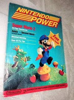 Nintendo Power Magazine 1st Issue with Zelda 1 Poster July/August 1988