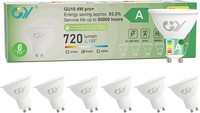 GU10 Led Lampe 4W 720 Lumen 4000K Neutralweiß 110° Nicht Dimmbar 6Er-Pack