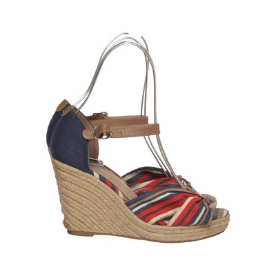 Cox, Keilschuhe, Größe: 37, Blau/Rot/Weiß, Damen, 9 #xoi