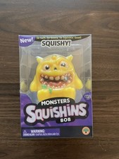 Monsters Squishins Bob Yellow Squishy Toy New Sealed In Box Trending 1 Unit Rare