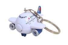 Delta Airlines Airplane Keychain W/Light Sound