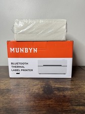 Munbyn Bluetooth Thermal Label Printer ITPP130B Black - NIB W/ Shipping Labels