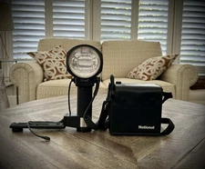 National PE-480SG  Strobe Flash+ Power Pack PW-201 Vintage Photography Gear