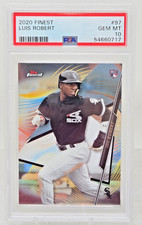2020 Topps Finest LUIS ROBERT RC Rookie Baseball Card PSA 10 GEM MINT