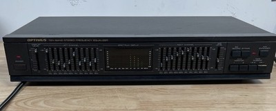 Optimus Model 31-2025 10 Band Stereo Equalizer-Tested Radio Shack Fort Worth