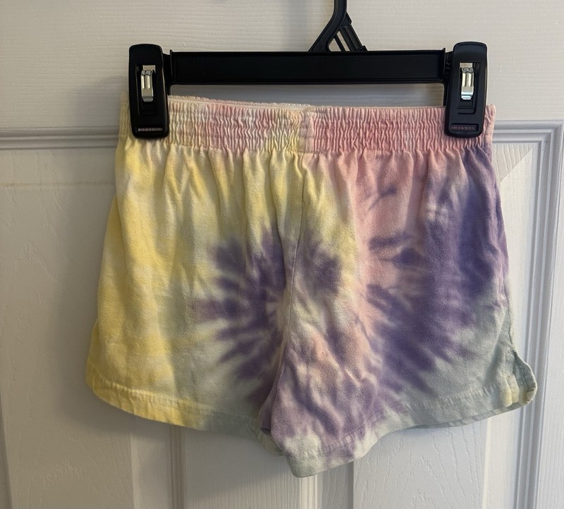 Dreamside Pastel Tie Dye Shorts Size M Medium Kids Girls Summer