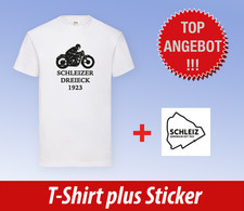 Rennstrecke Schleiz Schleizer Dreieck  T-Shirt Kurzarm plus Sticker gratis