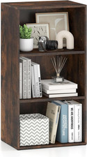 3 Shelf Bookcase, Book Shelves Cube Storage Organizer, Open Storage Cabinet Mult