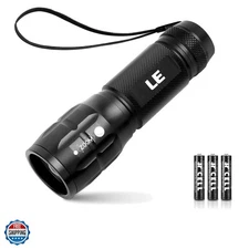 LED Flashlights High Lumens, Small Flashlight, Waterproof, Adjustable Focus F...