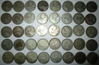 40 Canada 80% Silver Quarters 6 Troy Ounces Full Roll 20 Ea. KG VI/QE2 1937-1967