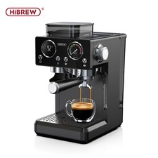 HiBREW H20 Coffee Maker with Grinder PID Controlled Temperature for Espresso