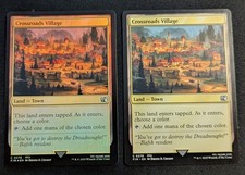 MTG - x2 Crossroads Village 1 FOIL & 1 Regular - Final Fantasy - Pack Fresh!!