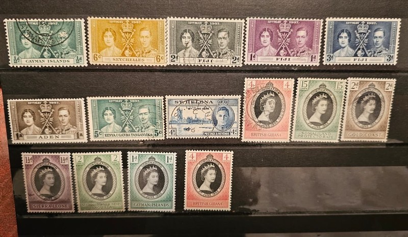 British colonies territories stamps