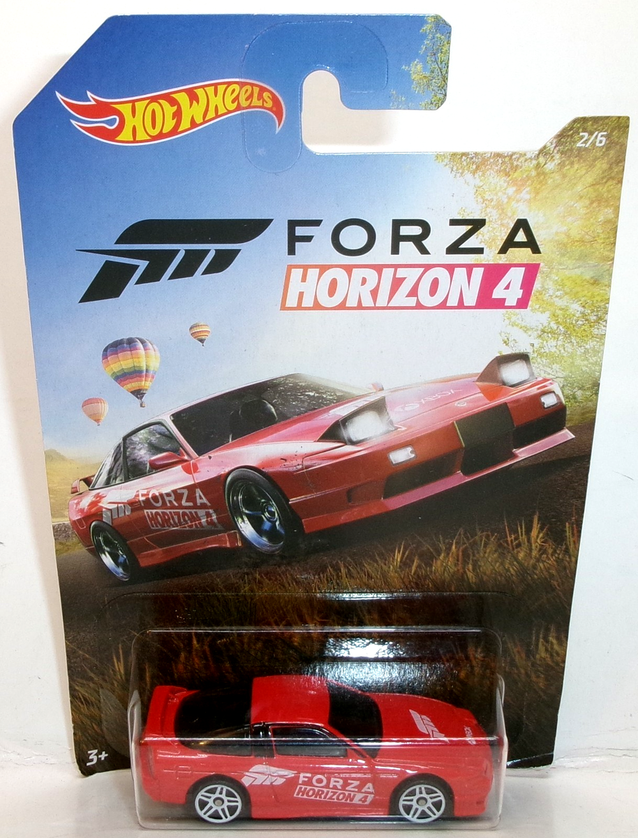 2019 HOT WHEELS 1:64 HW FORZA HORIZON 4 SERIES 2/6 RED '96 NISSAN