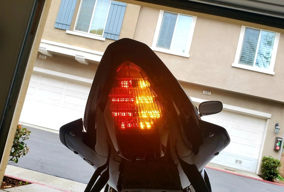 Luz trasera LED señal de giro de freno para motocicleta para Yamaha Yzf R6 Yzf-R6 2006-2013 Foto 3 de 4