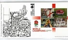 GB 2003 Rugby Champions on the Phil Stamp official 25 serviced