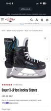 Bauer XLP Lightspeed Pro II Ice Skates UK Size 2 Lightly Used Freshly Sharpened