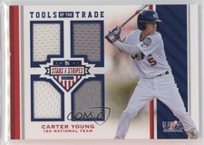 2017 USA Baseball Stars & Stripes Tools of the Trade /199 Carter Young #64 0i76