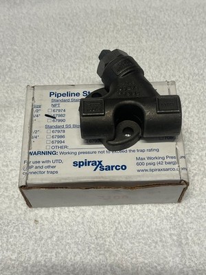 Brand New Spirax Sarco 3/4'' Pipeline Strainer Connector 67982