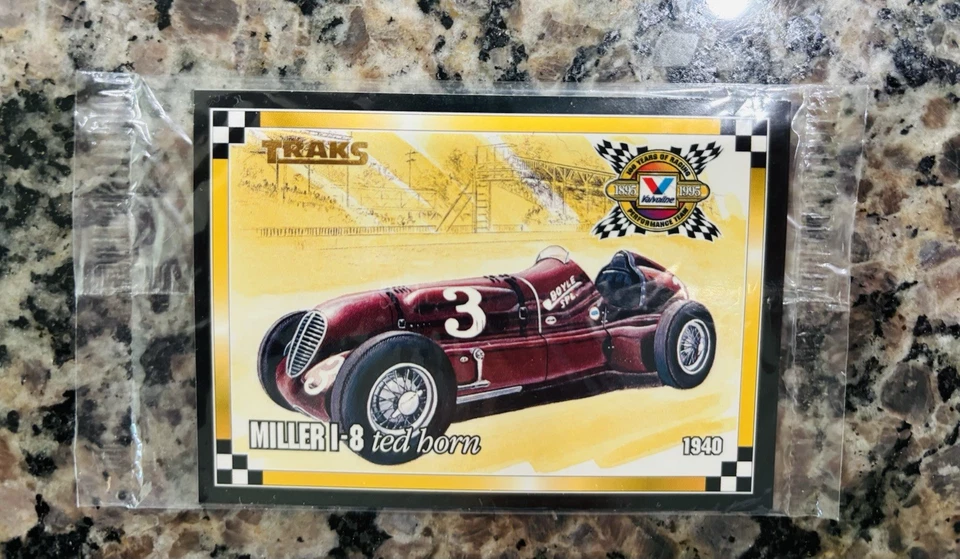1994 Traks Valvoline 100 Years of Racing Collector Cards 8 Unopened Packs - Image 2 of 4