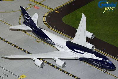 GeminiJets 1:200 Lufthansa B747-8 100th Anniversary G2DLH1513 Metall NEU