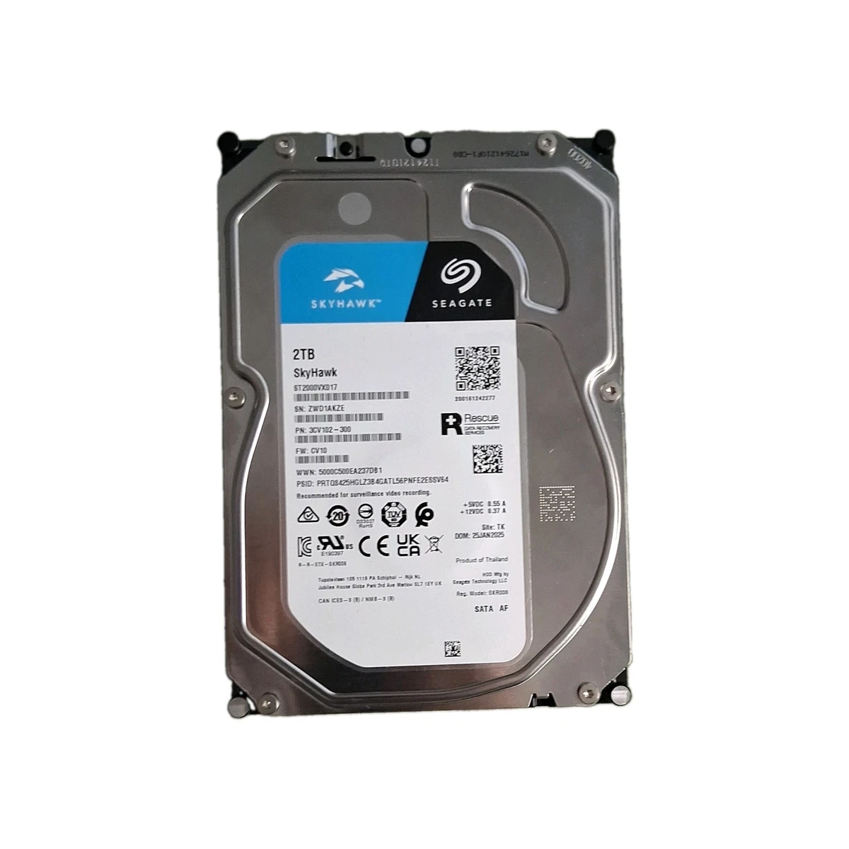 25+ SATA III Internal Hard Disk Drives 3.5 in Form Factor 2TB