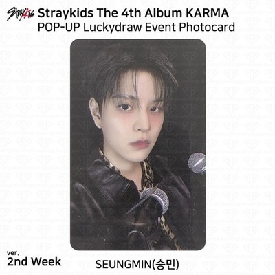 Stray Kids 4th Album Karma POP-UP STORE 2nd Week LuckyDraw