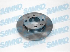 SAMKO 2x Bremsscheibe hinten voll für Peugeot 307 SW 3H 3E 3E 3H Citroën C4