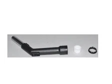 Fit All 1.25" Non Electric Vacuum Cleaner Black Hose Handle w/ Metal Tube 1 1/4"