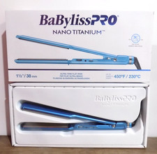 BRAND NEW BaBylissPRO Nano Titanium 1  " 38 mm Ultra-Thin Flat Iron BNT4073TUC 