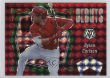 2021 Panini Mosaic Debuts Green Mosaic Prizm Dylan Carlson #PD4 y0i