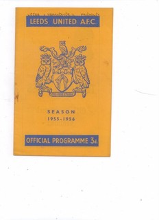 1955/56 LEEDS UNITED v MANCHESTER UNITED (FRIENDLY)