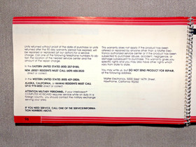 1983 Mattel Intellivision Computer Module & Keyboard - UNTESTED