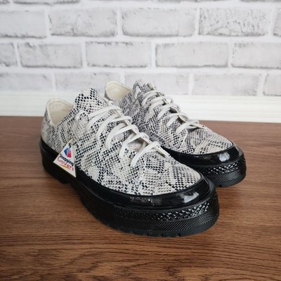 ⭐Chuck 70 National Suede Snake Print Platform Sneakers Sz 6.5