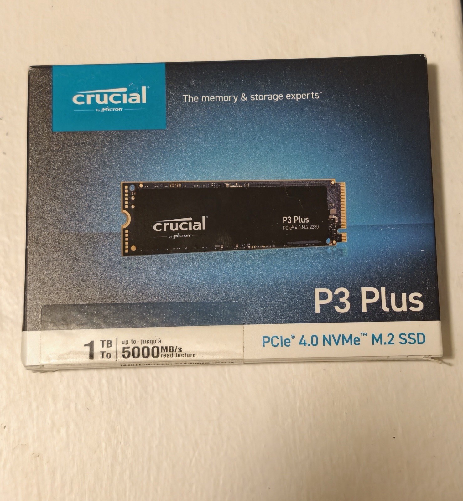 Crucial P3 Plus - 1TB PCIe Gen4 NVMe M.2 SSD up to 5000MB/s CT1000P3PSSD8 - NEW