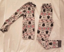 Star Wars Pajama Set Boys Size 12 Darth Vader  Stormtrooper Pattern