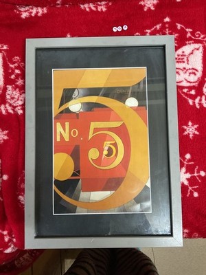 CHARLES DeMUTH Kunstdruck Kunst, seltene Galerie gerahmt, Nr.5