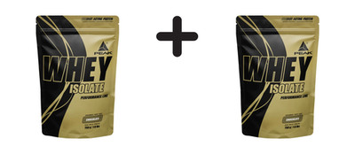 2 x Peak Whey Protein Isolate (750g) Chocolate (79,99 EUR/kg)