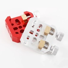 Enhanced Dovetail Clamp Double Fixed Brass Screws for Fixed Telescope Red/Silver