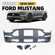 For 2018-2021 Ford Mustang Front Bumper Cover Kit Without Tow Hole Primed