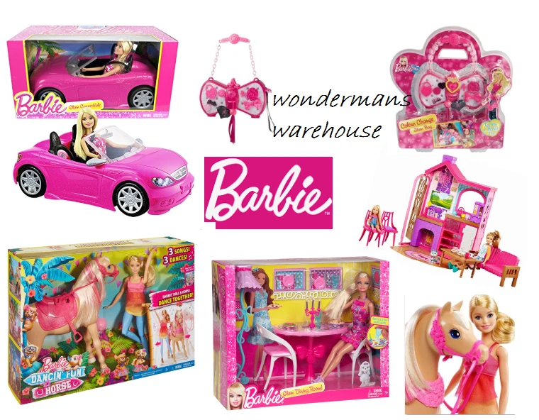 Barbie Dolls House/Car/Horse/Camping Fun/Playsets, Toys