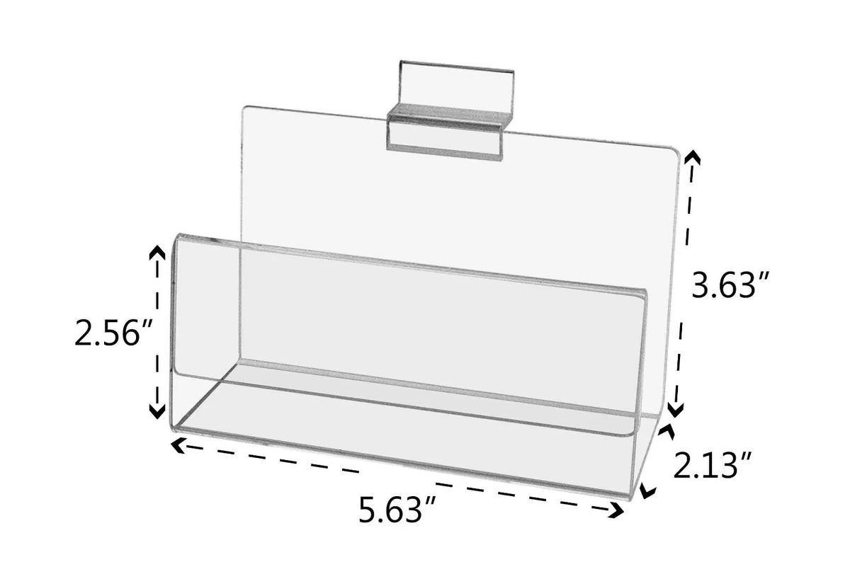Acrylic Slatwall Cd Holders